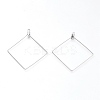Non-Tarnish 304 Stainless Steel Pendants STAS-L232-106P-2