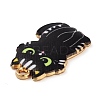 Rack Plating Alloy Enamel Pendants FIND-Q099-12G-3