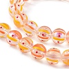 Transparent Glass Beads Strands LAMP-F029-01D-3