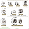 160pcs 10 Style Tibetan Style Alloy European Beads FIND-PH0010-69-2