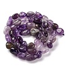 Natural Amethyst Beads Strands G-G146-A09-01-3