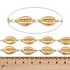 304 Stainless Steel Shell Shape Link Chains CHS-P023-04G-2