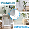 200Pcs Transparent Acrylic Sheets FIND-GA0007-20A-5