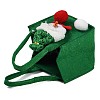 Non-woven Fabrics Christmas Snowman Candy Gift Tote Bags ABAG-C011-01B-2