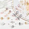 48Pcs 2 Styles Stainless Steel Stud Earring Findings STAS-BBC0010-23A-4
