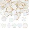 70Pcs 5 Styles Natural White Shell Beads Sets BSHE-FH0001-03-1