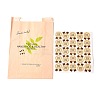 Rectangle with Leaf Pattern Paper Baking Bags CARB-K0001-01D-1
