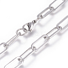 Tarnish Resistant 304 Stainless Steel Chain Bracelets LS-BJEW-L160-001P-2