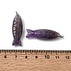 Natural Amethyst Carved Pendants G-G314-01P-08-3