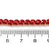 Electroplate Glass Beads Strands EGLA-A040-01B-4