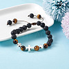 Tibetan Style Alloy Beads TIBEB-TA0001-17AS-12