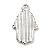 Tarnish Resistant 304 Stainless Steel Pendants Rhinestone Settings STAS-E176-14P-3