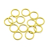 Spray Painted Iron Open Jump Rings X-IFIN-F149-B13-1