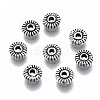 Tibetan Style Alloy Spacer Beads TIBEP-S319-117AS-RS-1