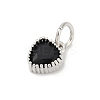 Brass Micro Pave Cubic Zirconia Pendants KK-H204-01P-04-2