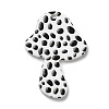 Autumn Theme Polka Dot Pattern Opaque Acrylic Pendants SACR-P014-09A-1