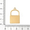 304 Stainless Steel Pendants STAS-I325-122G-3