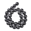 Natural Obsidian Beads Strands G-G099-14mm-24-3