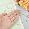 12PCS Brass Cubic Zirconia Charms KK-BC0012-84-3