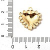 304 Stainless Steel Pendants STAS-H482-03G-3