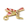 Brass Micro Pave Cubic Zirconia Pendants KK-A163-01G-B-3