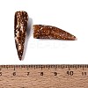 Natural Tree Bark Agate Pendants G-Q606-86-3