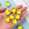 Transparent Enamel Acrylic Beads TACR-S155-003H-5