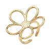 304 Stainless Steel Cuff Open Rings for Women LS-RJEW-P180-04G-1
