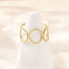 304 Stainless Steel Cuff Rings RJEW-D332-08G-3