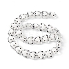 Transparent Glass Beads Strands LAMP-F029-04I-3