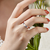 2 Sets 2 Colors 304 Stainless Steel Plain Band Rings Set for Women RJEW-AN0001-20-5