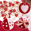 80Pcs 8 Styles Alloy Enamel Pendants ENAM-NB0002-21-4