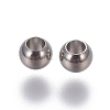 202 Stainless Steel Beads STAS-G190-02P-1