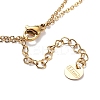 Golden 304 Stainless Steel Cable Chains Double Layer Necklace LS-NJEW-Z027-01A-3