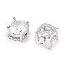Brass Micro Pave Cubic Zirconia Pendants KK-D382-04P-03-2