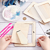DIY Paillette Moon & Star Photo Frame Making Kit DIY-OC0010-20-3