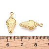 304 Stainless Steel Pendants STAS-T067-77G-3