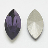 Pointed Back Glass Rhinestone Cabochons RGLA-T083-9x18mm-16-2
