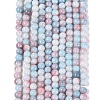 Ombre Effect Opaque Crackle Glass Beads Strands GLAA-Q106-01A-A03-2