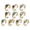 Natural & Synthetic Gemstone Finger Rings RJEW-U027-01G-1