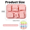 2Pcs Gas Station Themed Silicone Fondant Molds ST-CJ0043-023-2