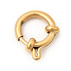 304 Stainless Steel Spring Ring Clasps Hand Polished STAS-P431-14G-1