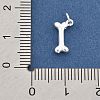925 Sterling Silver Charms with 925 Stamp and Jump Rings STER-S007-01B-S-3