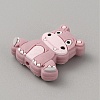 Rhinoceros Food Grade Eco-Friendly Silicone Beads LS-SIL-WH0019-24B-2