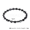 Synthetic Non-magnetic Hematite Beads Stretch Bracelets for Men LS-RL7655-21-1