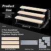 3-Tier Assembled Transparent Acrylic Organizer Display Risers ODIS-WH0029-89A-01-2