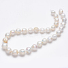 Natural Baroque Pearl Keshi Pearl Beads Strands PEAR-R064-10-4