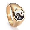 Ion Plating(IP) 304 Stainless Steel Finger Rings LS-STAS-H101-01G-7-3