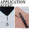 36Pcs 3 Style Silicone Rings with 6Pcs Polyester Necklace Lanyard Anti-Loss Pendant Holder DIY-GF0008-05-5