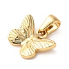 304 Stainless Steel Butterfly Charms LS-STAS-L272-007G-2